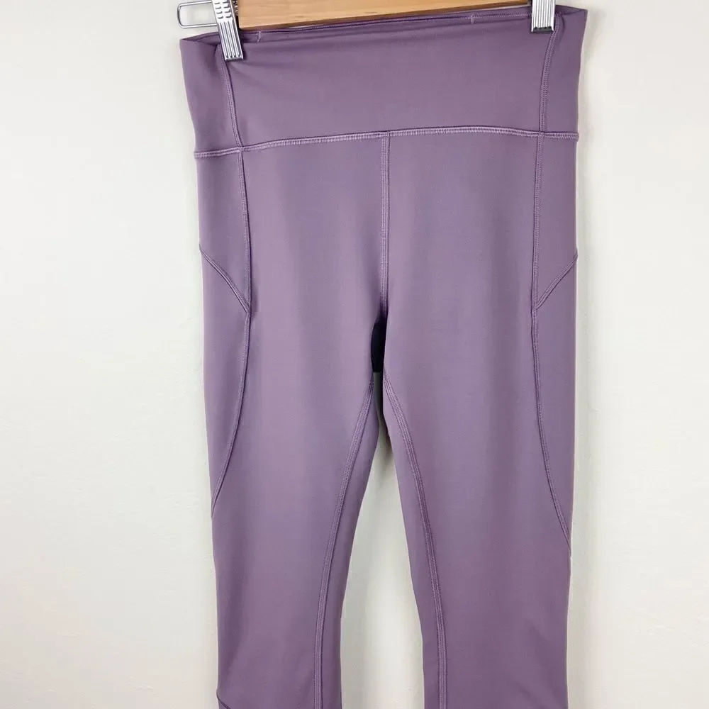 Lululemon In the Movement Crop Leggings - Smoked Mulberry